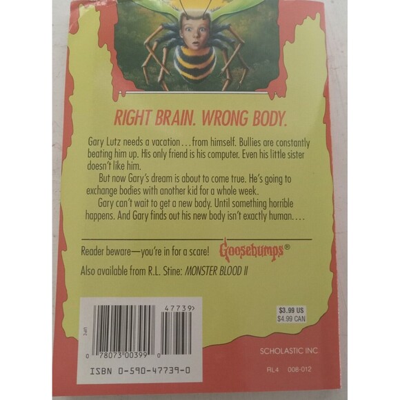R.L. Stine's Goosebumps Why I'm Afraid Of Bees - Picture 2 of 8
